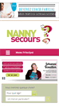 Mobile Screenshot of nannysecours.com
